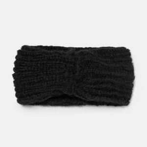 Zara black knit headband